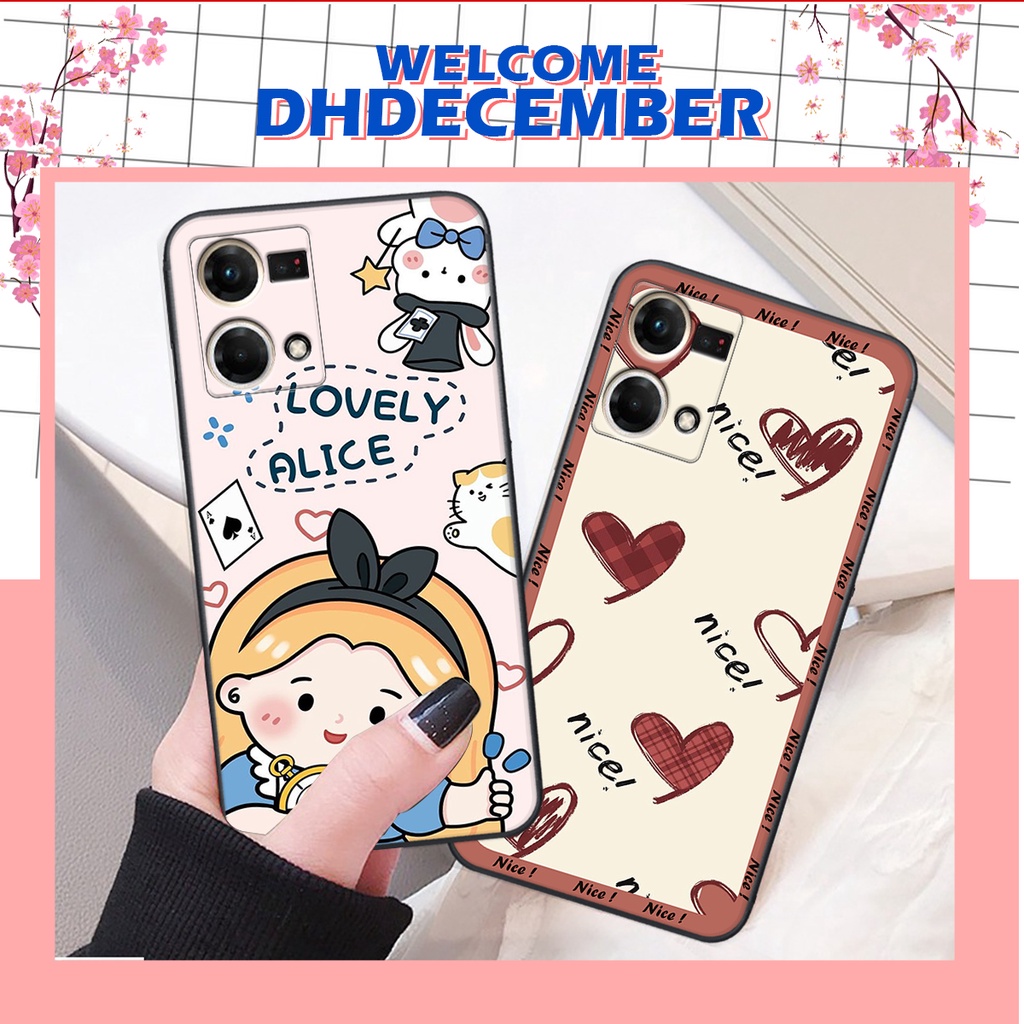 Ốp lưng Oppo RENO 7 4G - ỐP BẢO VỆ CAMERA in hình good luck happy ốp xinh viền dẻo đẹp chất