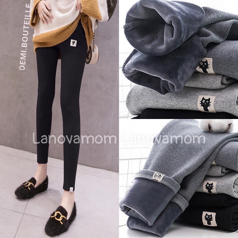 Quần bầu LEGGING LÓT LÔNG SIÊU ẤM ÁP