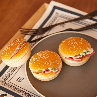 🖤Mô hình hamburger đồ chơi cho bé
