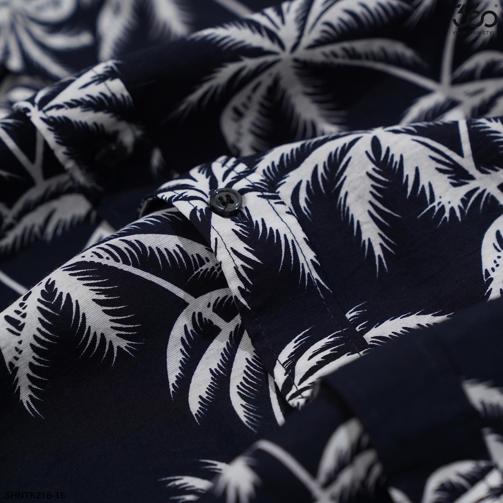 Áo sơ mi nam 360 BOUTIQUE ngắn tay họa tiết - SHNTK218-12 | BigBuy360 - bigbuy360.vn