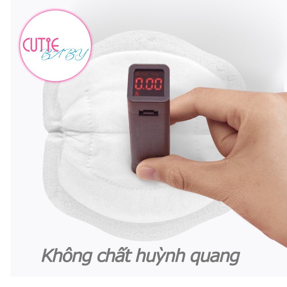 Miếng Lót Thấm Sữa Kichilachi Hộp 108 và 48 Tấm Dán Cho Mẹ, Siêu Thấm, Siêu Dính, Siêu Mỏng, Chống Tràn - Dùng Một Lần