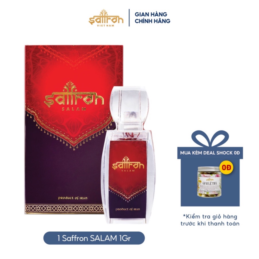 Nhụy Hoa Nghệ Tây Saffron Salam 1Gram/hộp