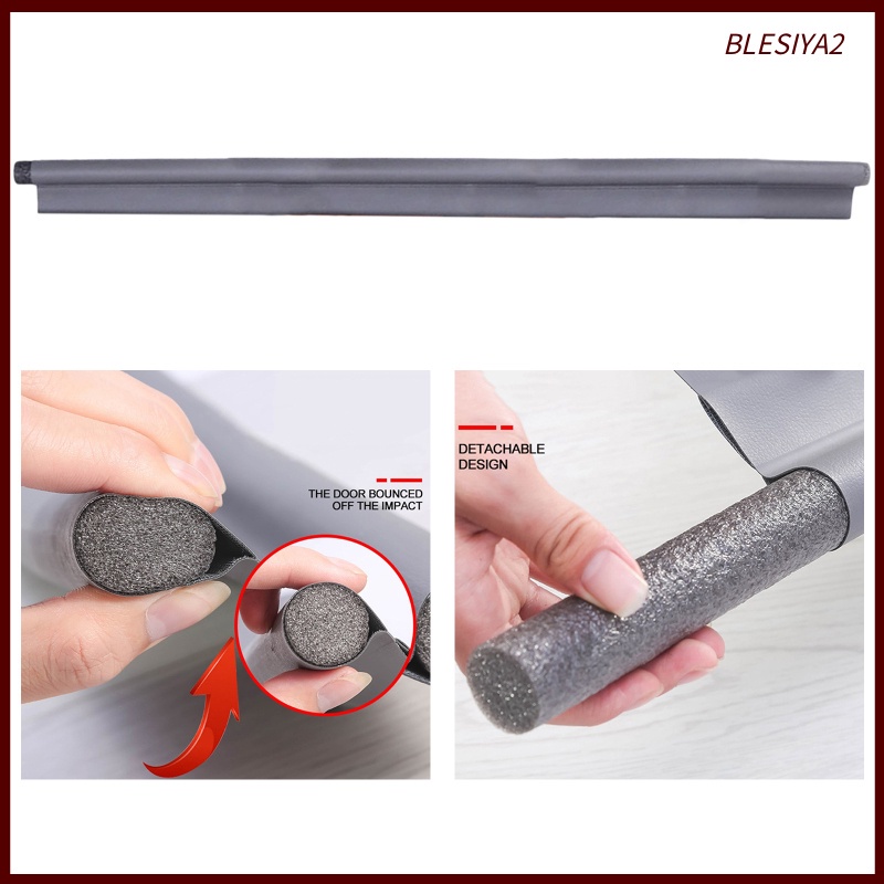 Door Under Bottom Seal Soundproof Draft Secure Foam Strip Blocker Gray