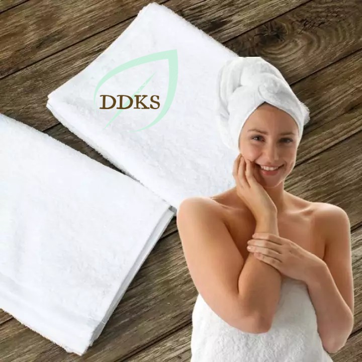 Khăn mặt khăn gội cho khách sạn khăn cotton kích thước 30*50 / 34*82 mềm mịn thấm hút tốt sử dụng bền