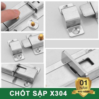CHỐT CỬA SẬP INOX 304
