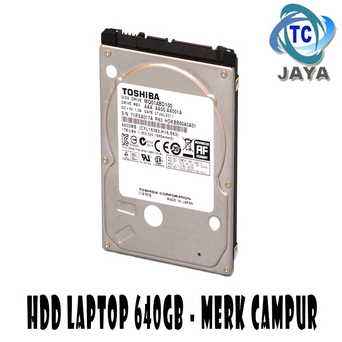 Ổ Cứng Laptop 2.5 "640gb