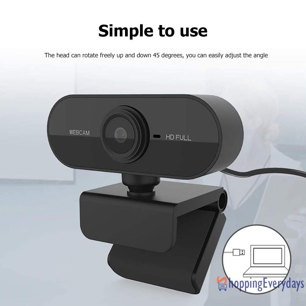 Webcam Sv Hd 1080p Có Thể Xoay Kèm Micro Tiện Dụng Cho Máy Tính | BigBuy360 - bigbuy360.vn