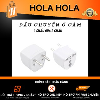 Đầu chuyển ổ cắm 3 chấu qua 2 chấu