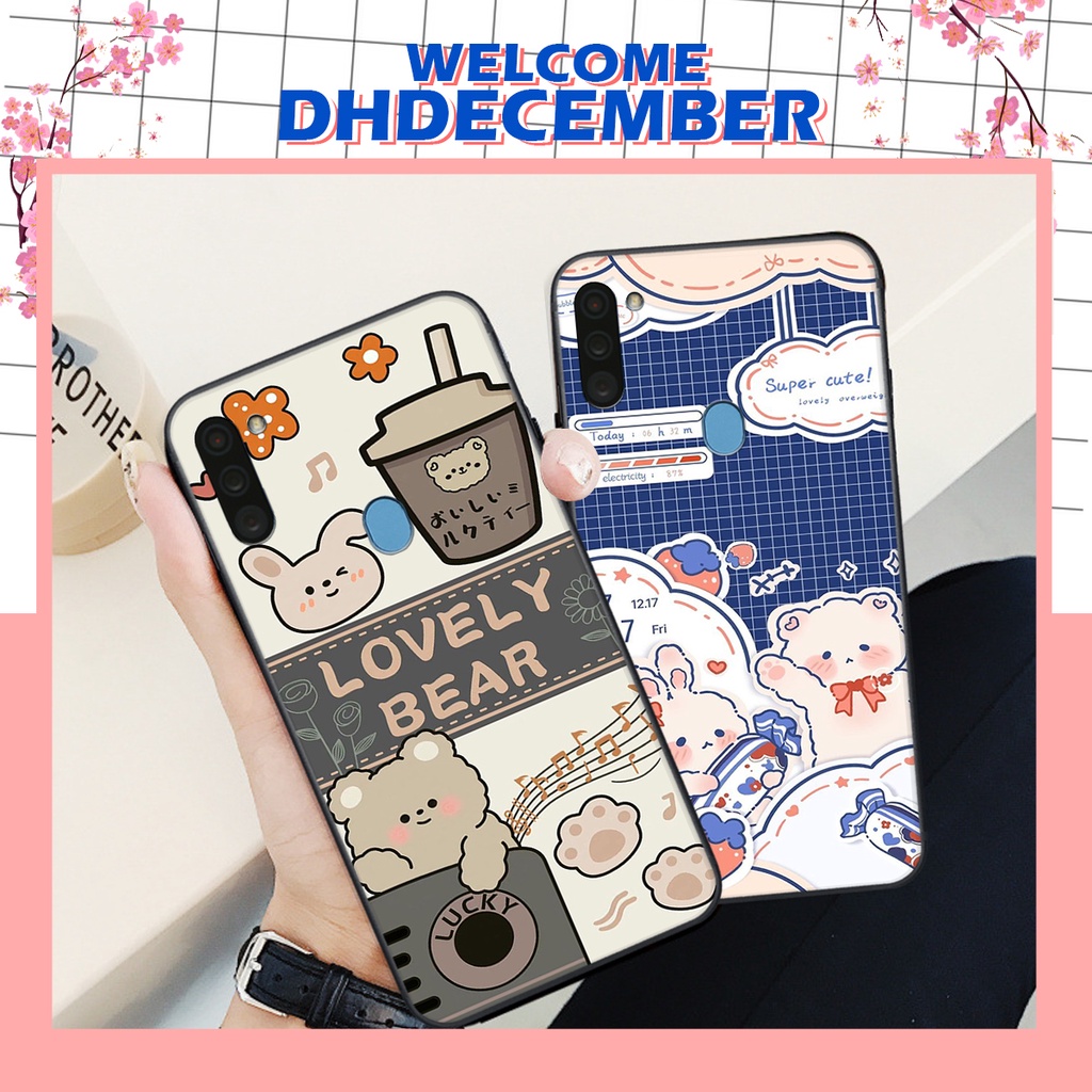 Ốp lưng Samsung  A11 / M11 in hình nice ,good luck happy ốp xinh viền dẻo đẹp chất