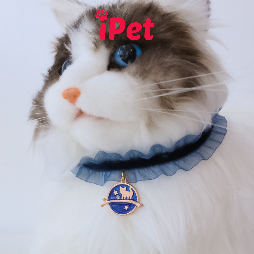 Vòng Cổ Ren Dễ Thương Cho Thú Cưng Chó Mèo - iPet Shop