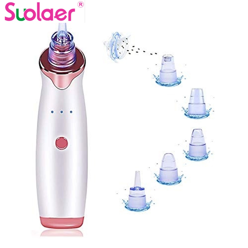 Máy hút mụn Suolaer dùng hút mụn đầu đen mụn bọc chăm sóc da mặt