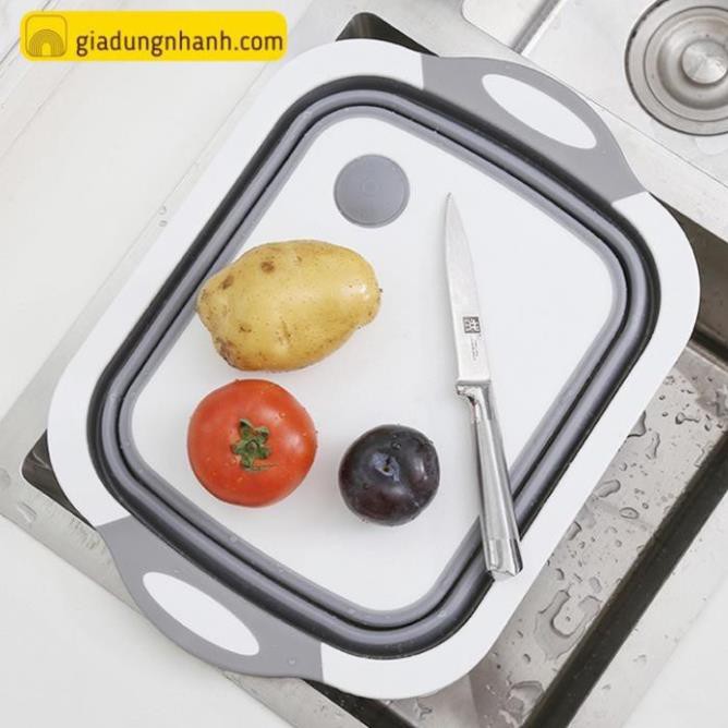 Thớt Kiêm Chậu Rửa Đa Nắng Gấp Gọn