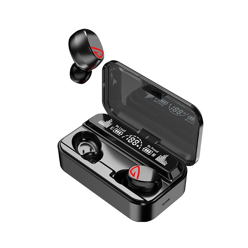 Tai nghe bluetooth không dây gaming cao cấp SKY 5 cảm ứng vân tay chống nước chống ồn tốt kiêm sạc dự phòng