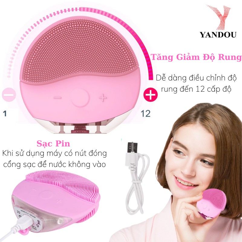 Máy rửa mặt Yandou TL806 điều chỉnh độ rung thiết kế chống nước