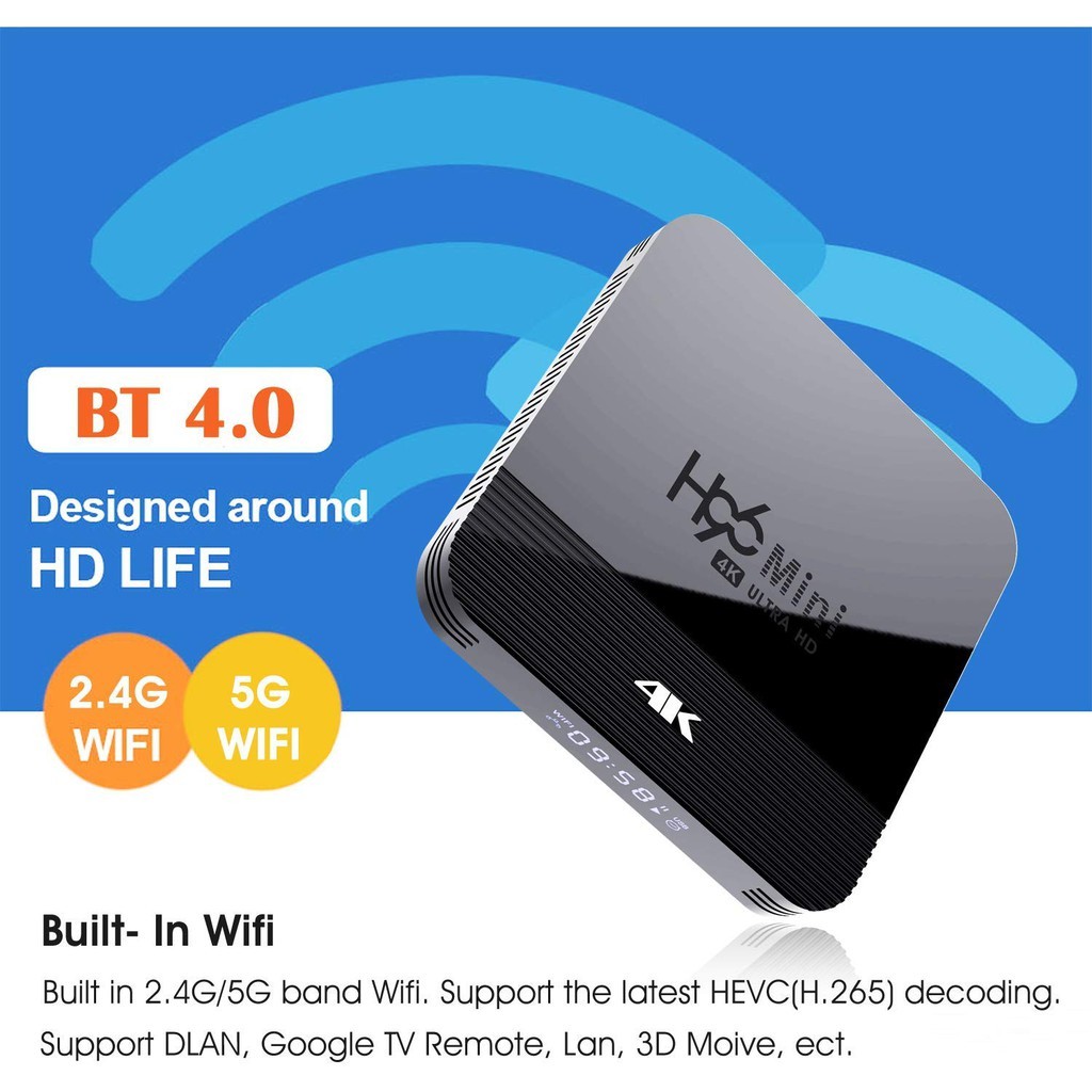 [Mã 155ELSALE giảm 7% đơn 300K] Đầu android tv box H96 mini Ram 2G rom 16g