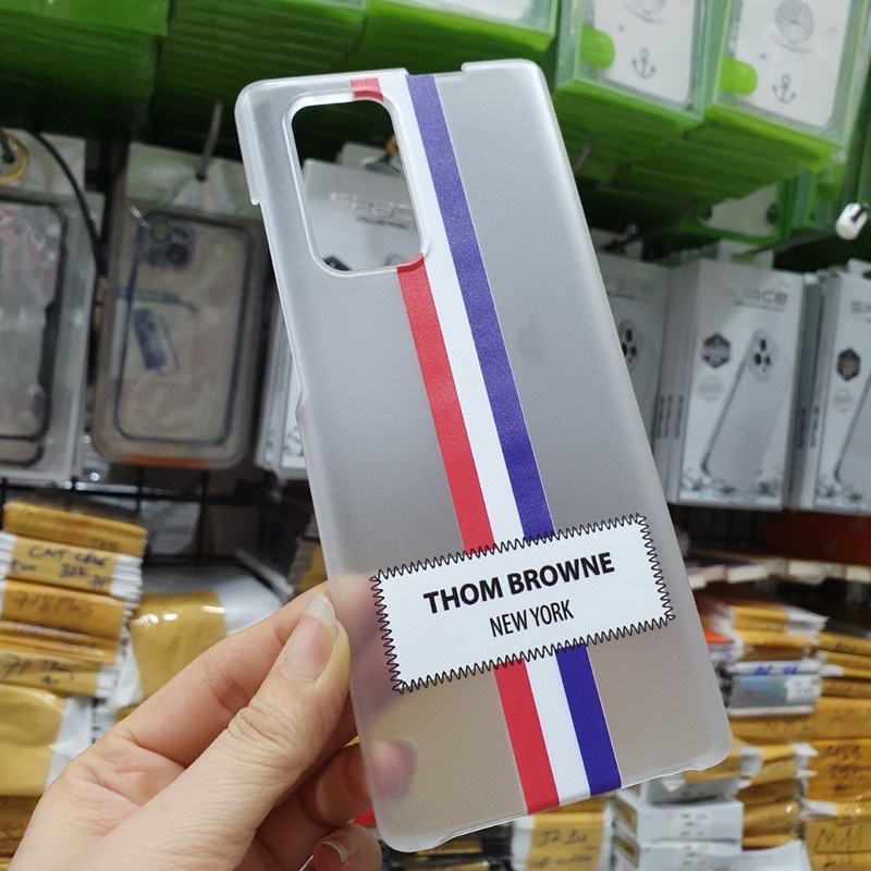 Ốp lưng LG Wing mủ cứng trong nhám in hình
