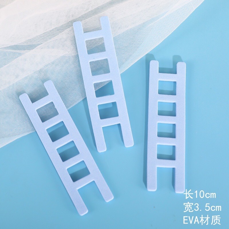 Phụ kiện bánh sinh nhật bánh kem - Set 3 chiếc thang xốp phụ kiện bánh sinh nhật