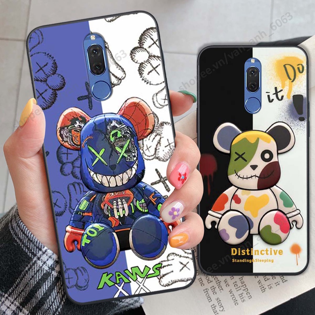 Ốp lưng Huawei Nova 2i hình kaws, bear brick, venom thời trang siêu ngầu