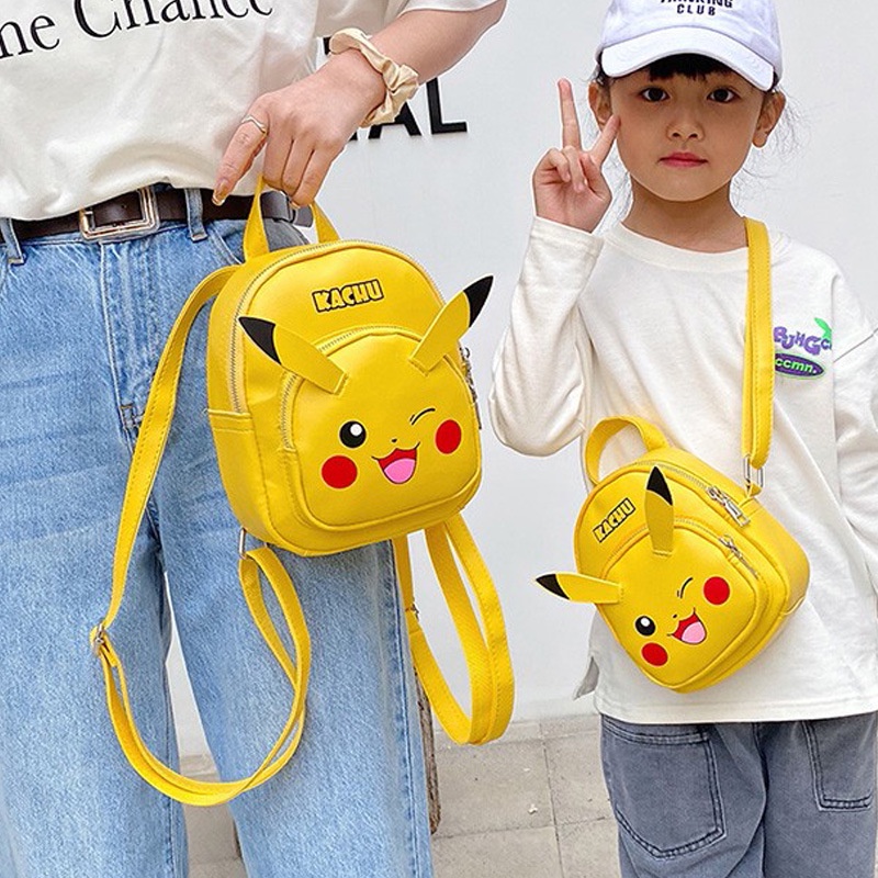 Ba Lô In Hình Thám Tử Pikachu Hoạt Hình Độ Nét Cao Cho Bé