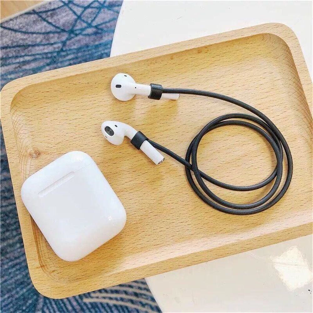Dây đeo tai nghe bằng silicon nhiều màu chống thất lạc thiết kế thời trang