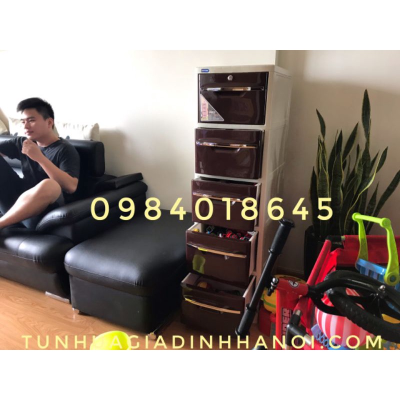 Tủ ngăn kéo cho bé 5 tầng Duy Tân