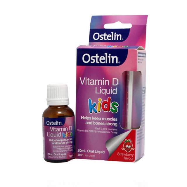 Ostenlin vitamin D liquid kids