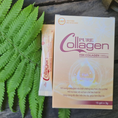 Collagen thủy phân từ cá cao cấp PURE COLLAGEN, collagen, collagen trắng da, collagen thủy phân