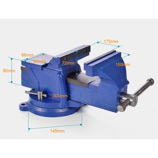 Ê tô bàn nguội Bench vice 6inch/150 mm C90-6