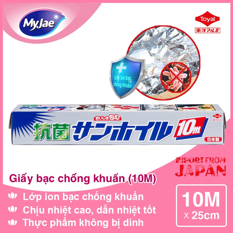 Giấy bạc kháng khuẩn Toyal 10m MyJae