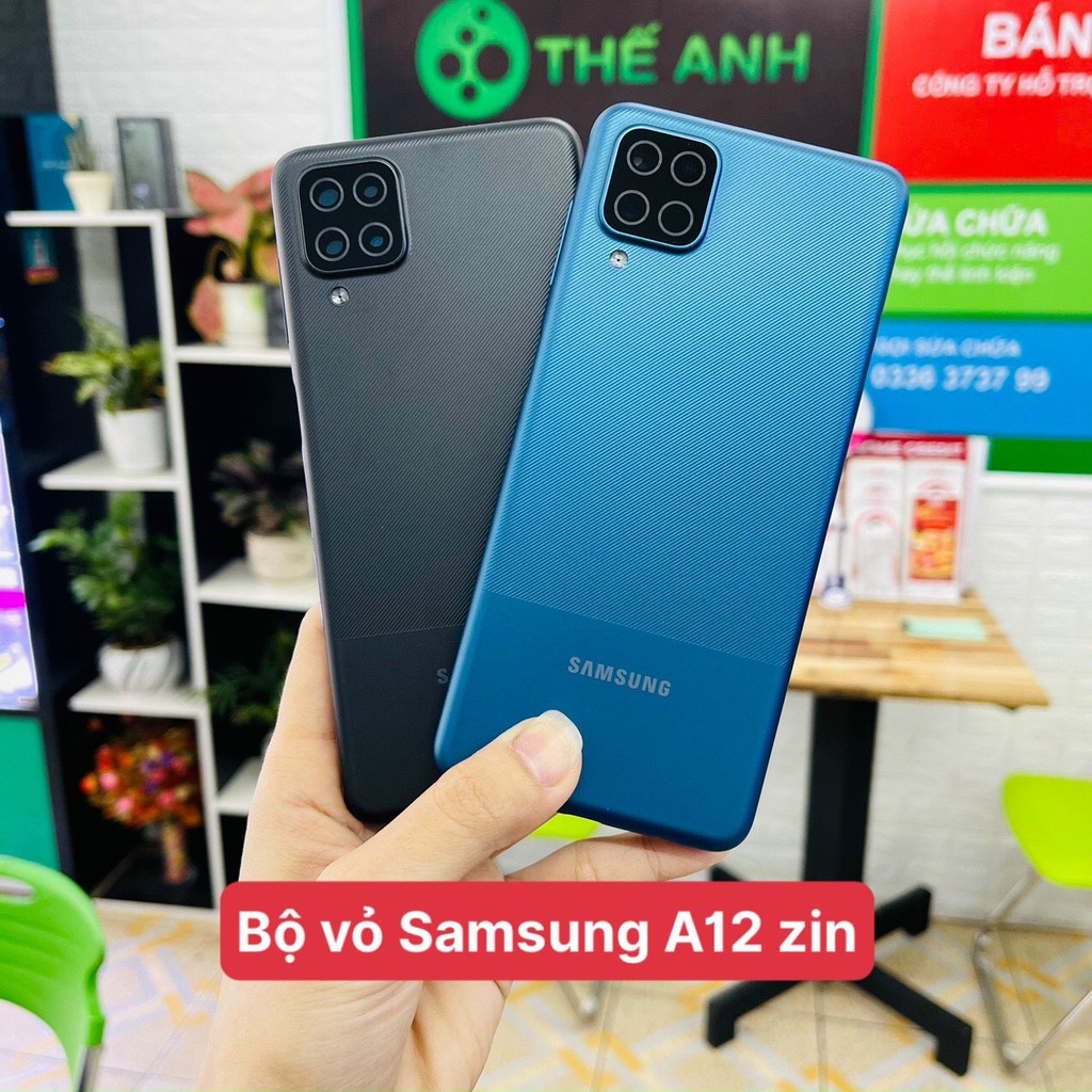 Bộ vỏ Samsung A12 chính hãng bảo hành lỗi