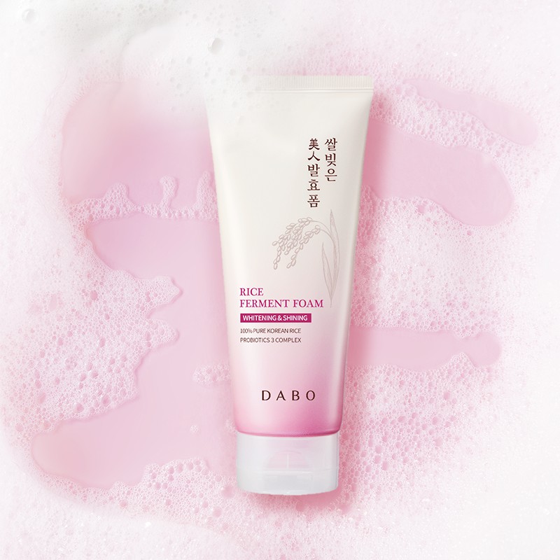Sữa Rửa Mặt Hàn Quốc DABO Gạo lên men tự nhiên - DABO Rice Ferment Foam cleanser