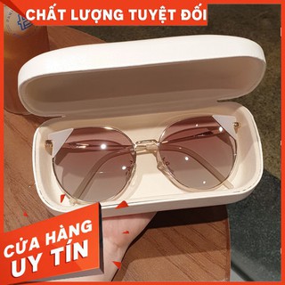 Mắt kính thời trang mắt mèo Hot trend 2019 ( tặng hộp và khăn lau) - KM012