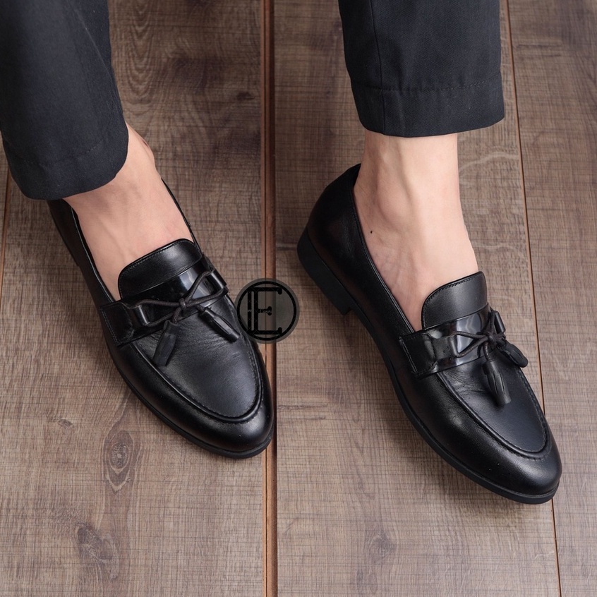 Giày lười nam da bò thật bảo hành 1 năm hàng cao cấp - Mã T33