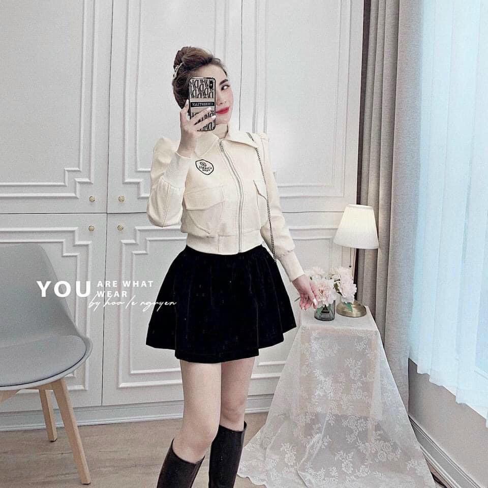 ÁO DA KHOÁC CHỮ THÊU C.NEO XINH ( ẢNH THẬT + VIDEO ) | BigBuy360 - bigbuy360.vn