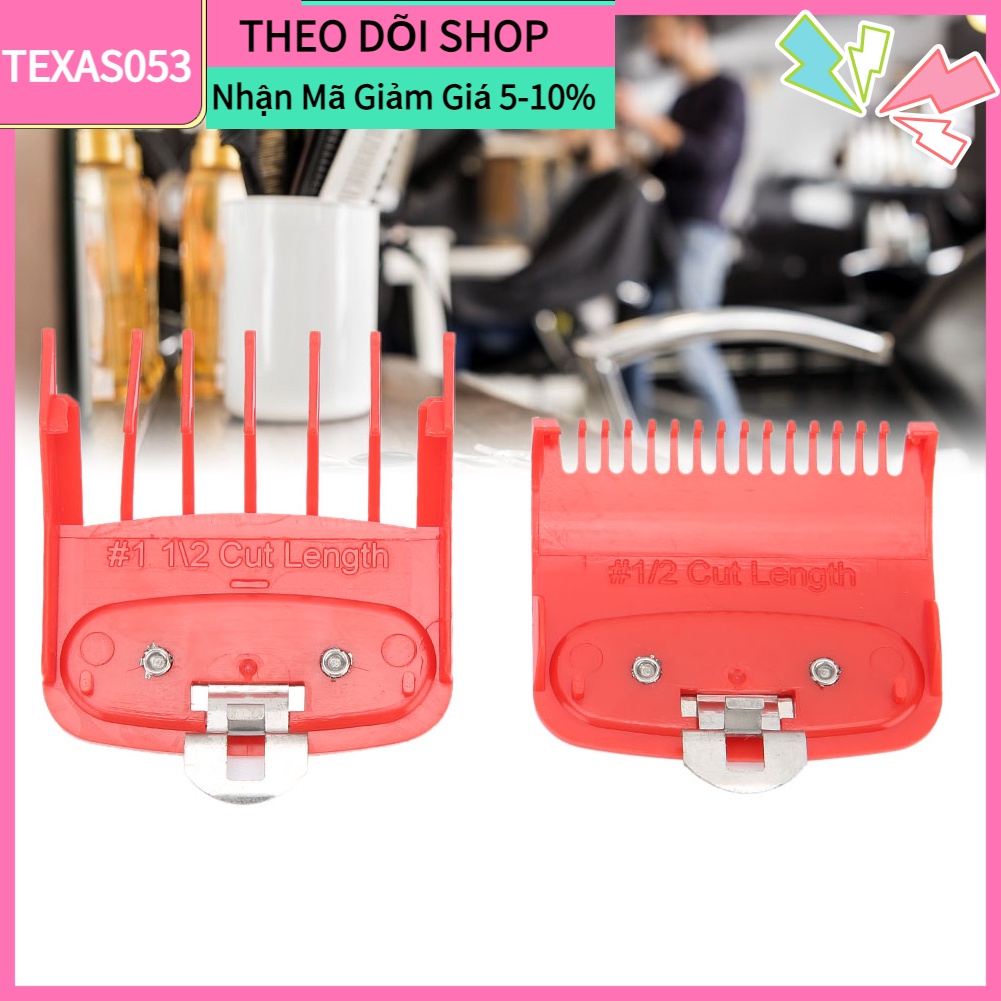 [Hàng mới về]Lược Cắt Tóc Cho Tông Đơ Cắt Tóc nam Bộ 2 lược giới hạn định hình khi cắt tóc thay thế cho tông đơ WAHL【Texas053】