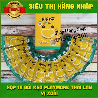 Hộp 12 bịch kẹo Play Thái Lan vị xoài