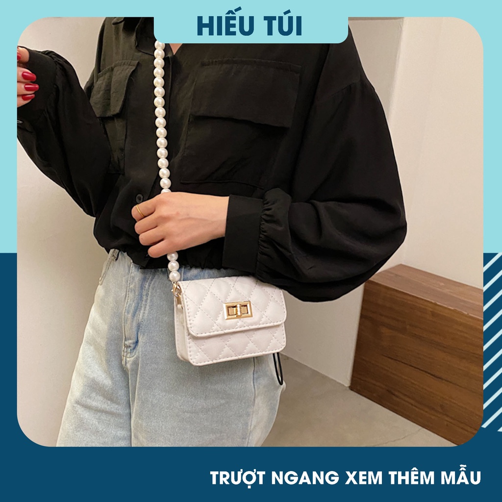 Túi mini đeo chéo nữ đẹp đi chơi cao cấp dễ thương quai ngọc thời trang nhỏ gọn HT190