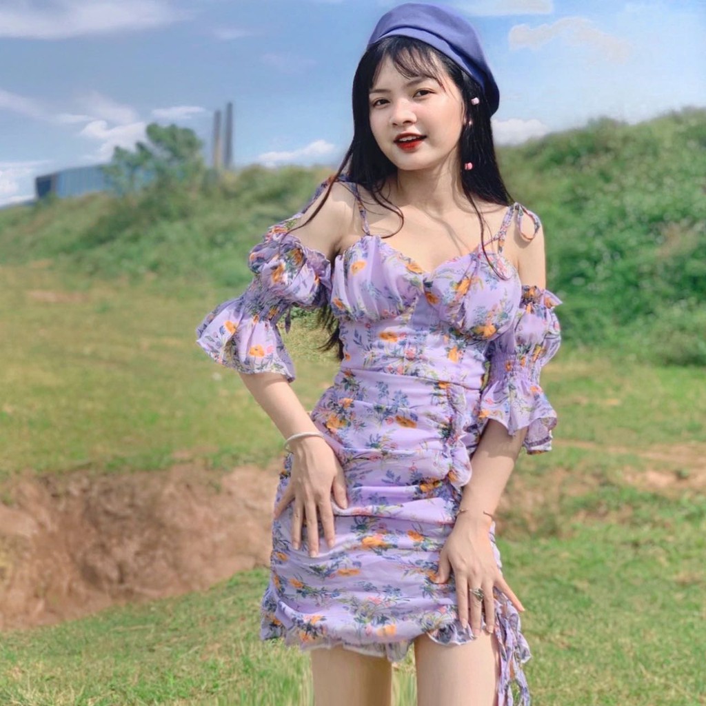 THE FANCE | Đầm voan hoa nhí tôn dáng JISOO FLORAL