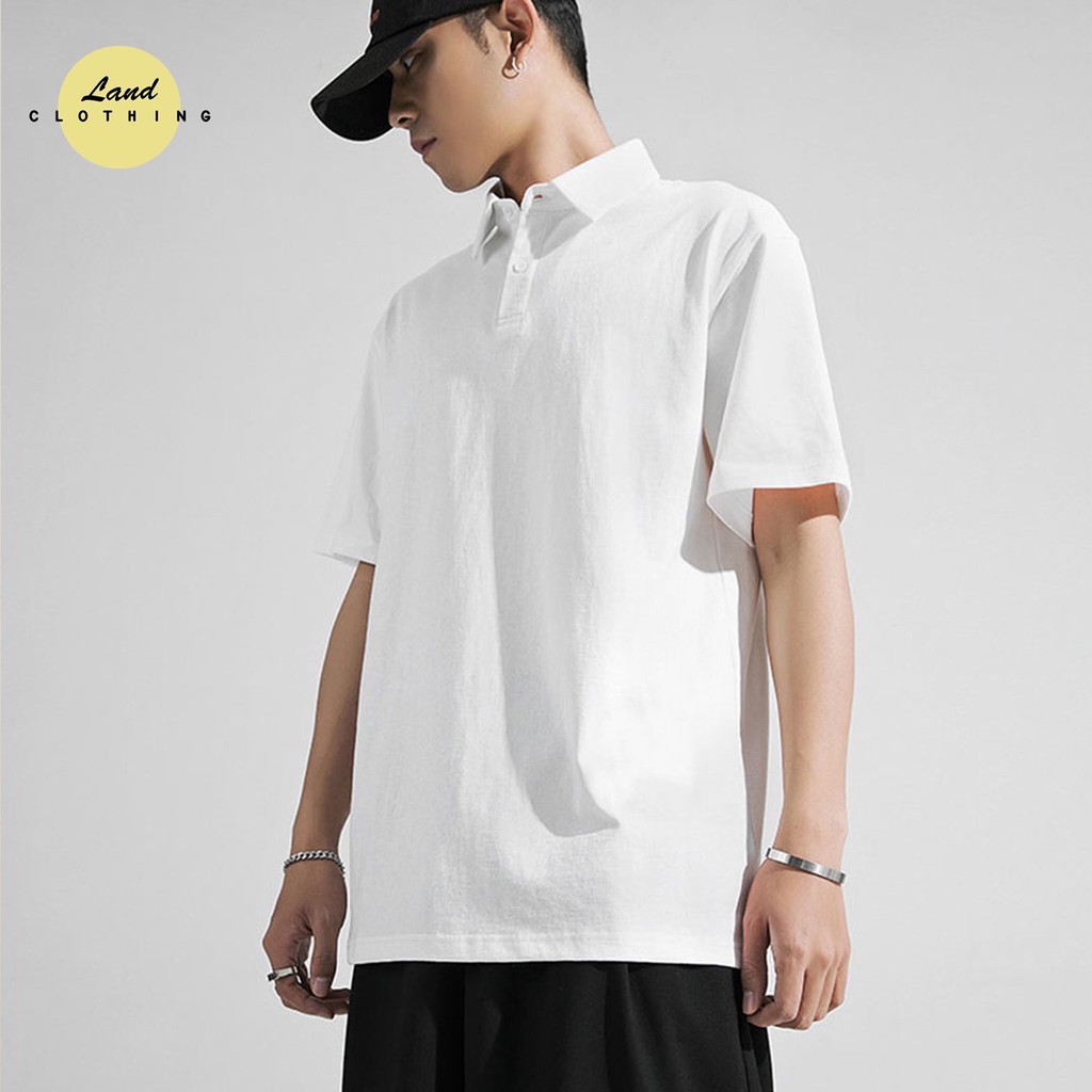 ÁO POLO DÁNG XUÔNG, PHONG CÁCH TRẺ TRUNG CHẤT ĐẸP. HAI MẤU ĐEN TRẮNG