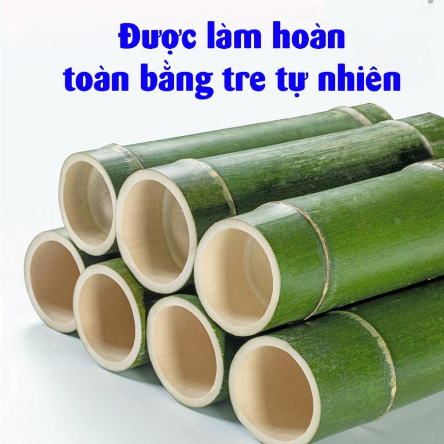 Giá Treo Quần Áo Gỗ Tre Nhập Khẩu Vintage Cao Cấp Có Bánh
