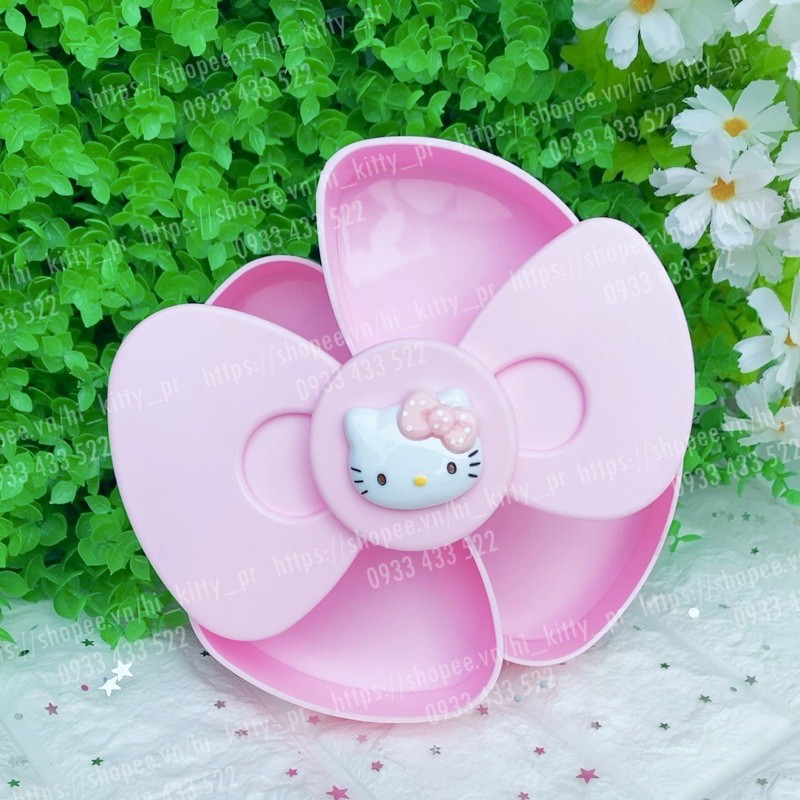 Hộp đựng trang sức hình nơ Hello Kitty