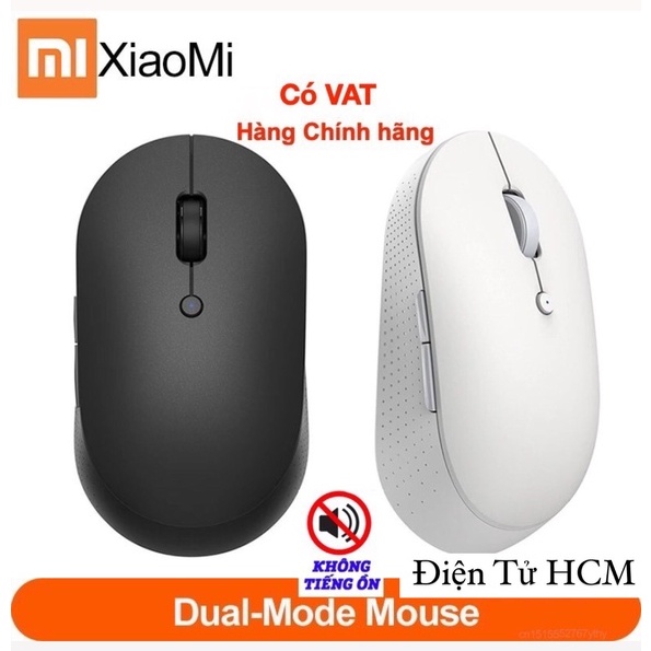 Chuột Máy Tính Không Dây XIAOMI MI DUAL MODE WIRELESS MOUSE SILENT EDITION 125Hz | 2.4 GHz | DPI 1300