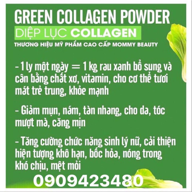 Diệp lục collagen