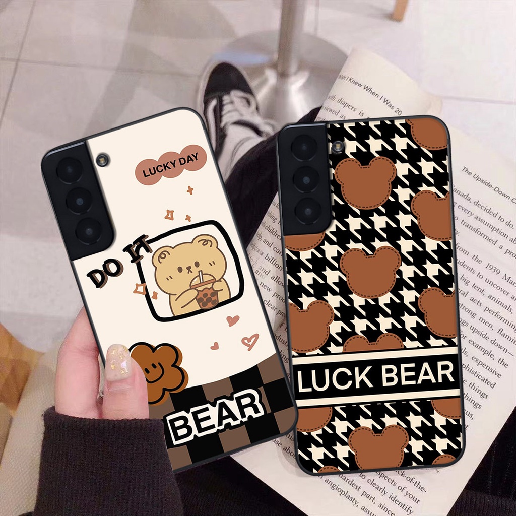 Ốp lưng Samsung S21 / S21 PLUS happy day, gấu bear dễ thương - BỀN - ĐẸP -BAO GIÁ TOÀN THỊ TRƯỜNG