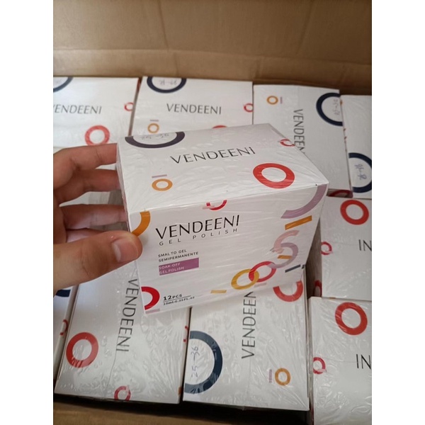 sơn gel cọ nét vendeeni set 36 màu siêu đặc