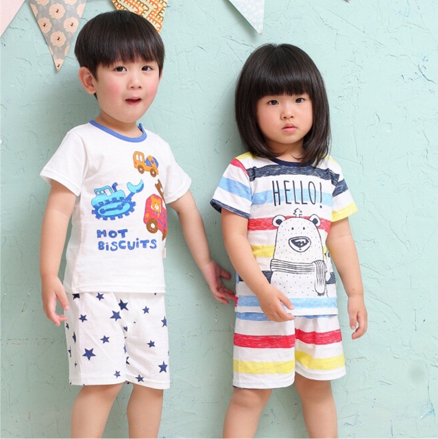 Bộ Quảng châu cotton cho bé