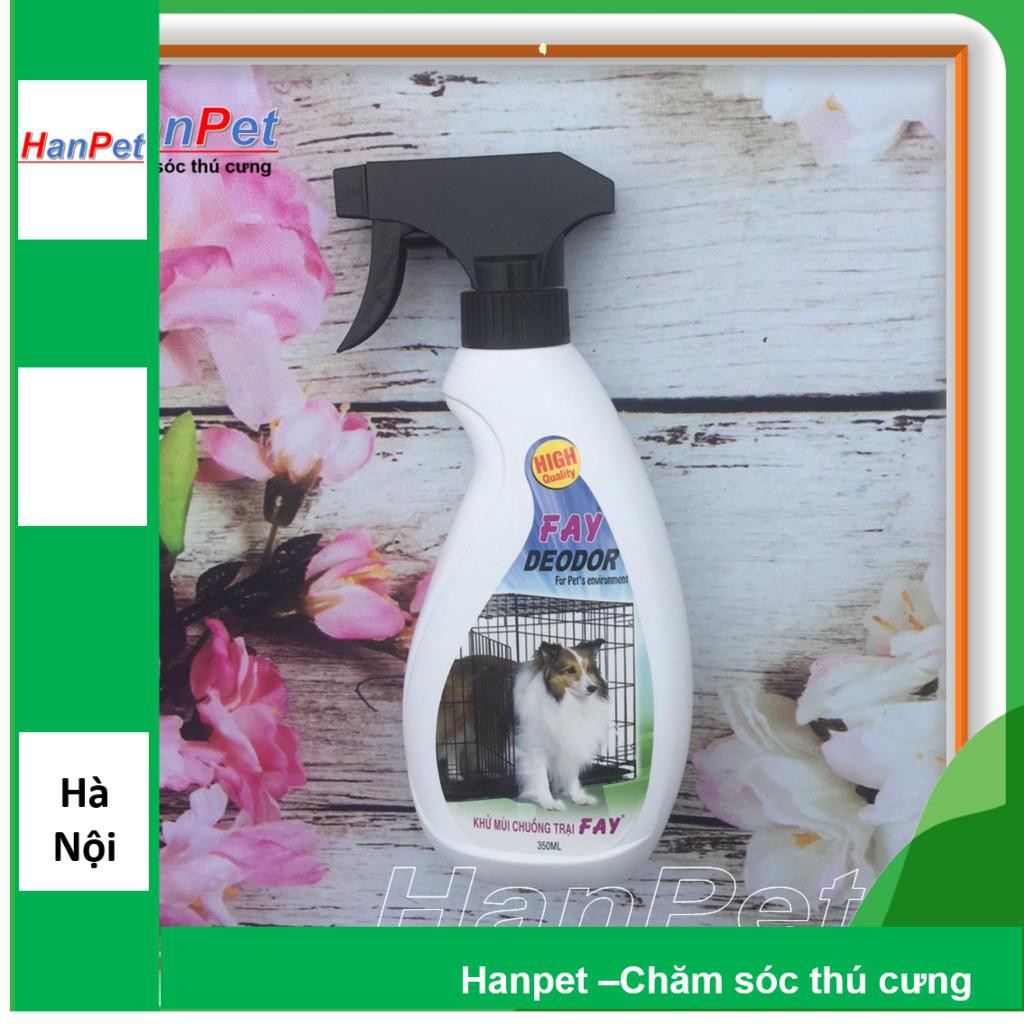 (2 loại) Xịt khử mùi hôi của chó mèo - XCPET 100 và FAY 350ml Khử mùi diệt khuẩn môi trường (hanpet 239)