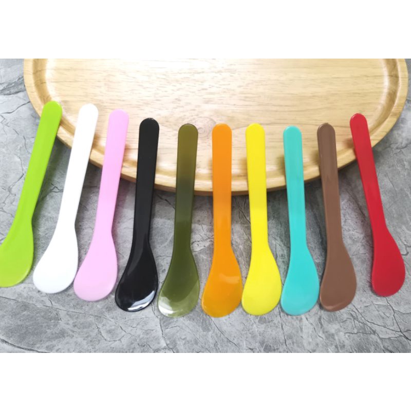 COMBO 1000 Muỗng Que Nhựa Trộn, Khuấy Kem Body 12.5cm