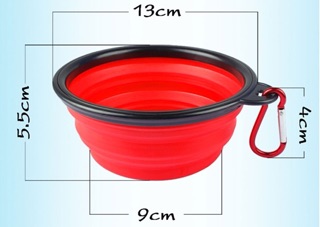 Chén gấp du lịch có móc