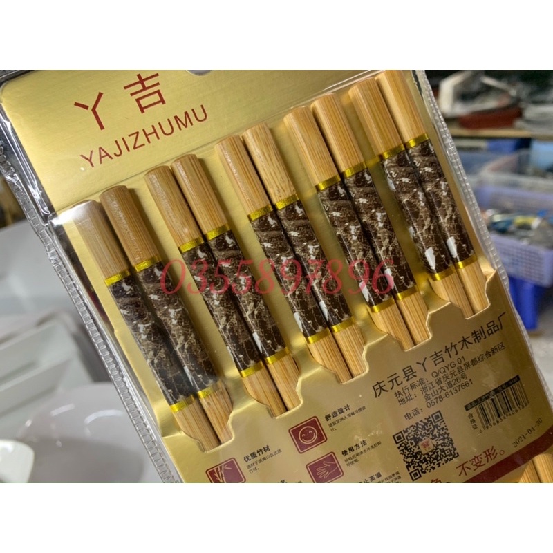 ĐŨA TRE Xuất Khẩu Nhật an toàn vệ sinh vỉ 10 đôi
